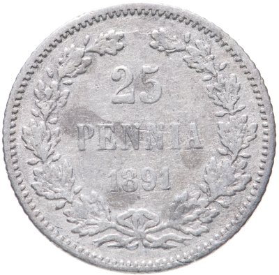 купить 25 пенни (pennia) 1891 L