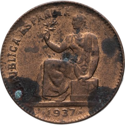 купить Испания 50 сентимо (centimos) 1937