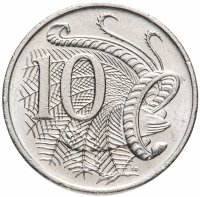 Купить Австралия 10 центов 1999-2019