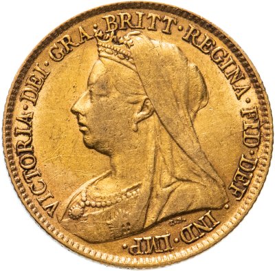 купить Великобритания 1/2 соверена (полсоверена, half sovereign) 1895