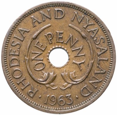 купить Родезия и Ньясаленд 1 пенни (penny) 1963