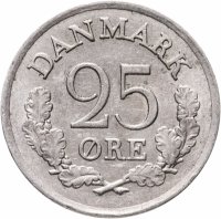 купить Дания 25 эре (ore) 1960-1967