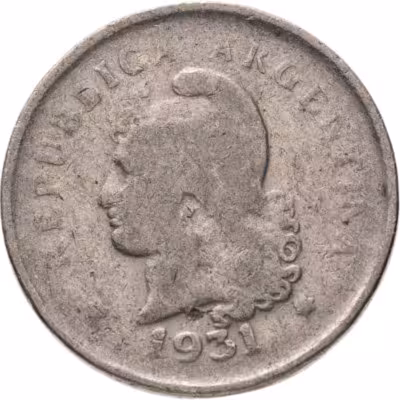 купить Аргентина 10 сентаво (centavos) 1931