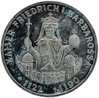 Купить Германия, ФРГ 10 марок 1990 "800 лет со дня смерти Фридриха I Барбаросса"