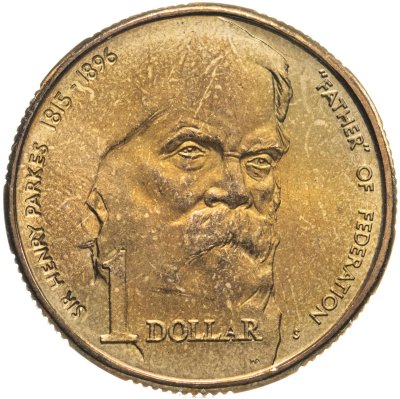 купить Австралия 1 доллар (dollar) 1996 "100 лет со дня смерти сэра Генри Паркса"