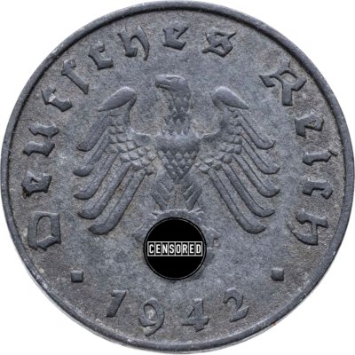 купить Германия, Третий рейх 10 рейхс пфеннигов (reichspfennig) 1942 двор В