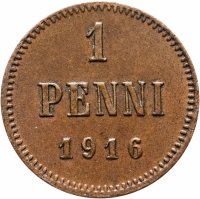 Купить 1 пенни (penni) 1916