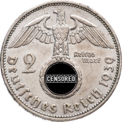 купить Германия (Третий рейх) 2 рейхсмарки (reichsmark) 1939 J