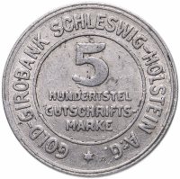 купить Германия (Шлезвиг-Гольштейн) нотгельд 5 пфеннигов 1923