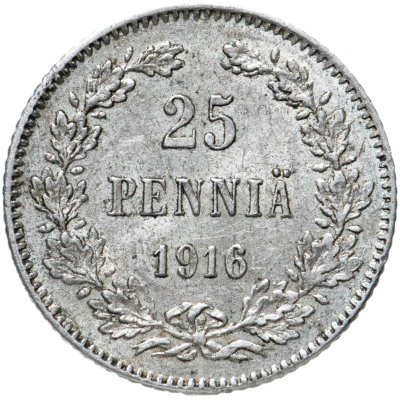 купить 25 пенни (pennia) 1916 S