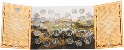 купить Набор серии "200 лет Победы в Отечественной войне 1812 года" ММД (28 монет + жетон в буклете) ГОЗНАК