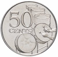 купить Тринидад и Тобаго 50 центов 2003 год