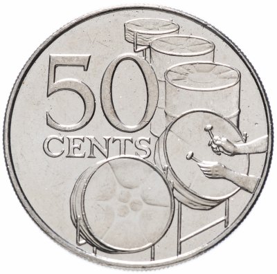купить Тринидад и Тобаго 50 центов 2003 год