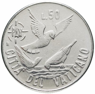 купить Ватикан 50 лир 1984