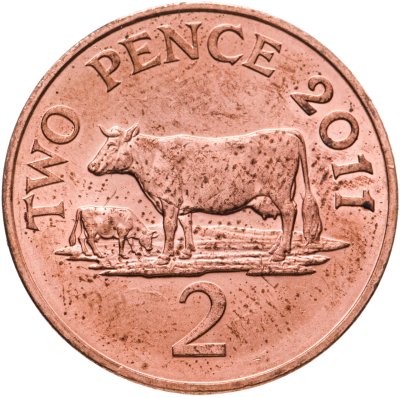 купить Гернси 2 пенса (pence) 2011