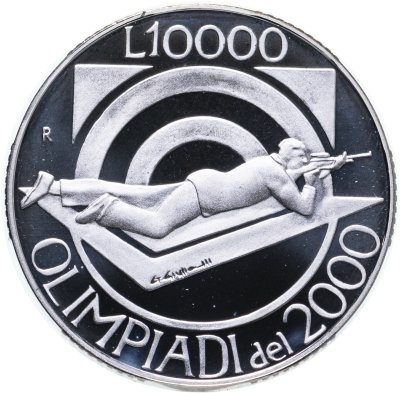 купить Сан-Марино 10000 лир (lire) 1999 XXVII летние Олимпийские Игры, Сидней 2000