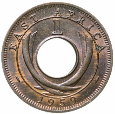 купить Британская Восточная Африка 1 цент (cent) 1959