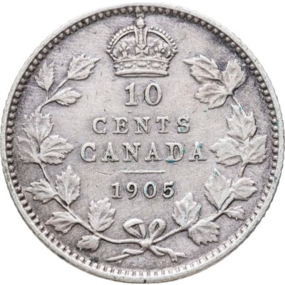 купить Канада 10 центов (cents) 1905