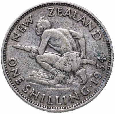 купить Новая Зеландия 1 шиллинг (shilling) 1934