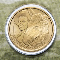 Купить Австралия 1 доллар 2015 "100 лет Дарданелльской операции - Симпсон и его осел" (в конверте с маркой)