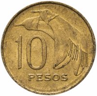 купить Уругвай 10 песо (pesos) 1968