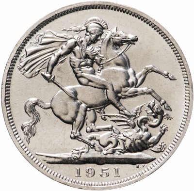 купить Великобритания 5 шиллингов 1951 "Британский фестиваль 1951 года"