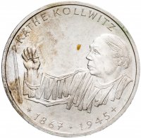 купить Германия 10 марок 1992 "125 лет со дня рождения Кете Кольвиц"