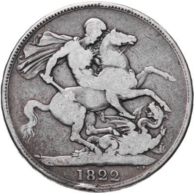 купить Великобритания 1 крона (crown) 1822