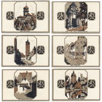 купить Германия (Саксония: Делич) набор из 6 нотгельдов 1921