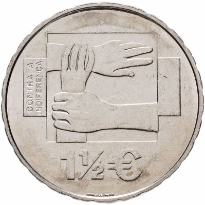 купить Португалия 1,5 евро (euro) 2008 "Международная медицинская помощь AMI"