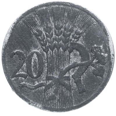 купить Богемия и Моравия 20 геллеров (heller) 1941