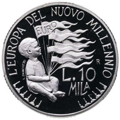 купить Сан-Марино 10000 лир (lire) 1998 "Европа в новом тысячелетии"