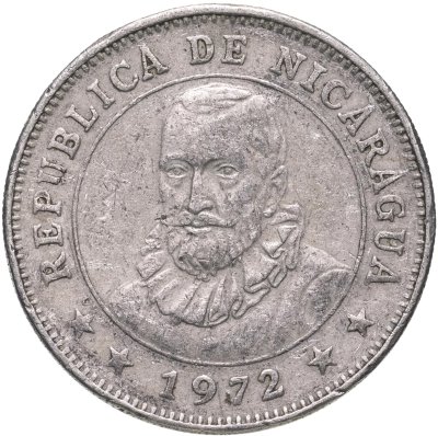 купить Никарагуа 1 кордоба (cordoba) 1972
