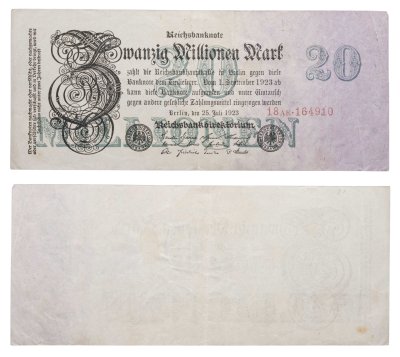купить Германия 20000000 (20 миллионов) марок 1923