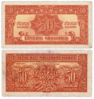 купить Австрия 50 грошей 1944 Оккупация союзными войсками