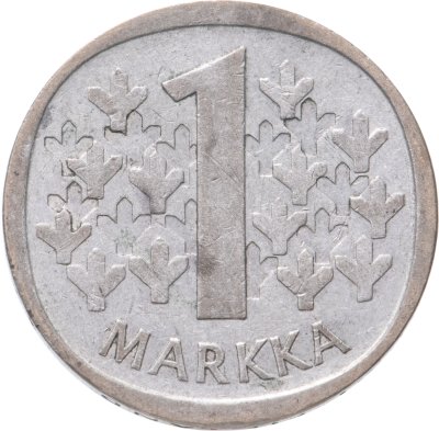 купить Финляндия 1 марка (markka) 1966 S