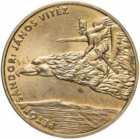 Купить Венгрия 200 форинтов (forint, ketszaz) 2001 "Детская литература - Шандор Петёфи, "Витязь Янош"