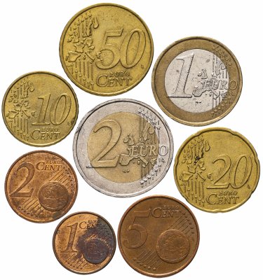 купить Франция полный годовой набор евро 1999 (8 монет, из обращения)
