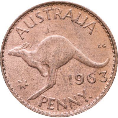 купить Австралия 1 пенни (penny) 1963