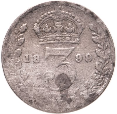 купить Великобритания 3 пенса (pence) 1899