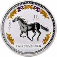 купить Австралия 30 долларов 2002 «Лошадь цветная с бриллиантом»