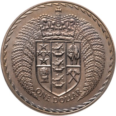 купить Новая Зеландия 1 доллар (dollar) 1971