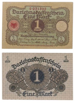 купить Германия (Веймарская Республика) (Berlin) 1 марка 1920 год