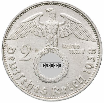 купить Германия (Третий рейх) 2 рейхсмарки (reichsmark) 1938