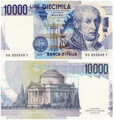 купить Италия 10000 лир 1984 (Pick 112d)