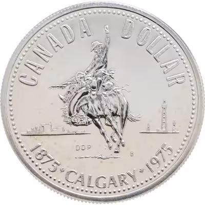 купить Канада 1 доллар (dollar) 1975 "100 лет городу Калгари"