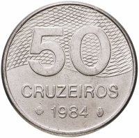 купить 50 крузейро (cruzeiros) 1984 Бразилия