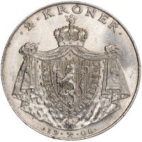 Купить Норвегия 2 кроны 1905 "Пограничный дозор"