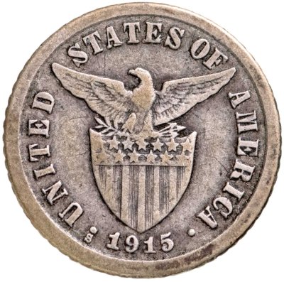 купить Филиппины 10 сентаво (centavos) 1915