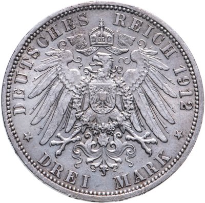 купить Германская империя (Пруссия) 3 марки (mark) 1912